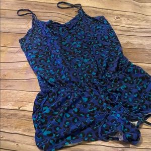 Victoria’s Secret PINK animal print romper/sleepwr